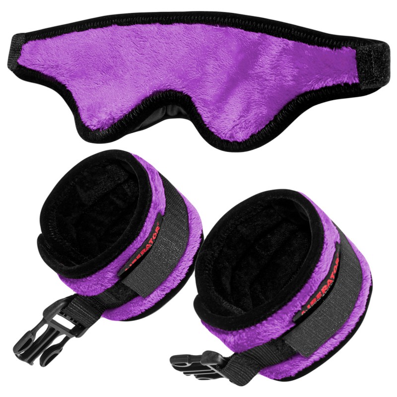 Liberator Plush Tease Bondage Kit - Purple